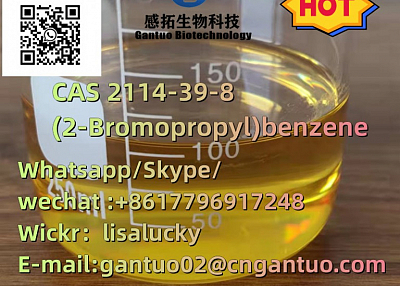 LOW PRICE 2-BROMO-1-PHENYLPROPANE CAS 2114-39-8 100% SAFE CAS 33125-97-2 