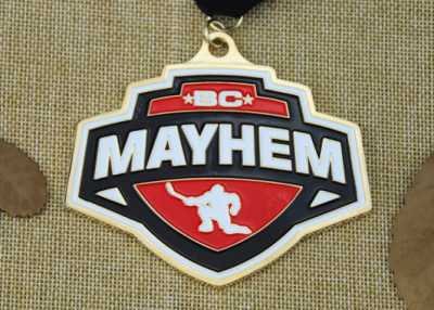 Customized Medals for BC Mayhem Tournament