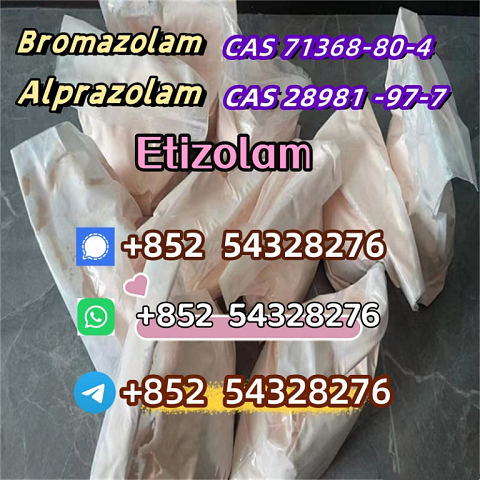 high purity CAS 28981 -97-7 Alprazolam CAS 71368-80-4 WhatsApp:+852 54328276 Bromazolam