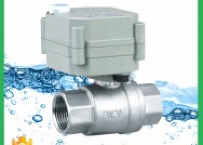 DN20 NSF61 water controller timer garden stainless steel electric motor ball valve T20-S2-A