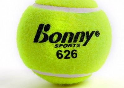 white tennis balls