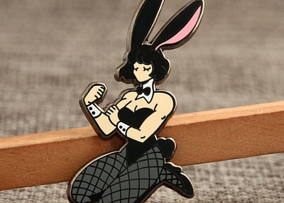 Bunny Girl Custom Enamel Pins