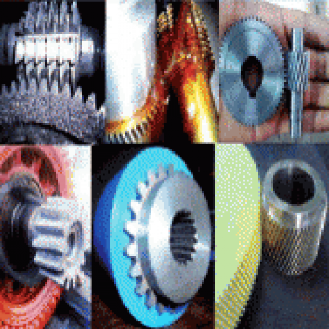 Fabricación de engranajes industriales.