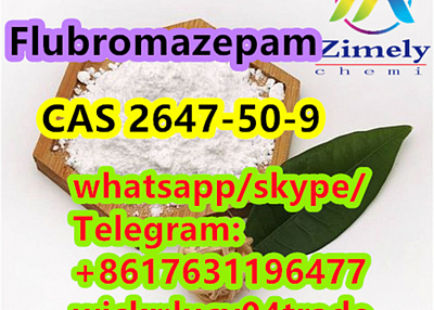 Hot CAS 2647-50-9 Flubromazepam Manufactory supply