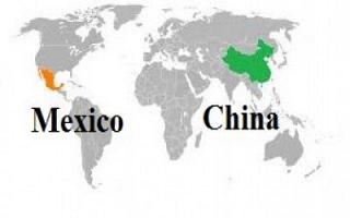 Mexico-China: competitors? (By Sylodium, global import export directory).