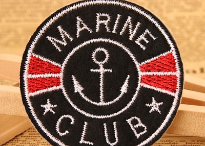 Custom Embroidered Patches | Marine Club Embroidered Patches