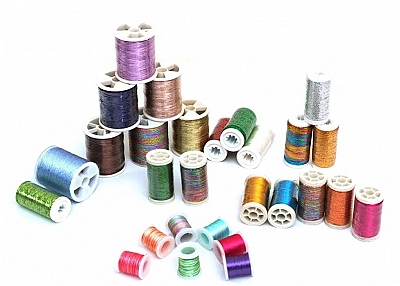12 color polyester thread small bobbin gift box