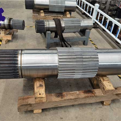 Customized 42CrMo4 Forged Steel Sprocket Shaft 