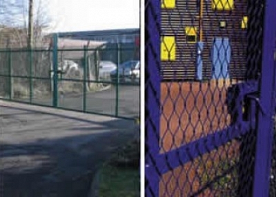 Expanded Steel Mobile Fencing