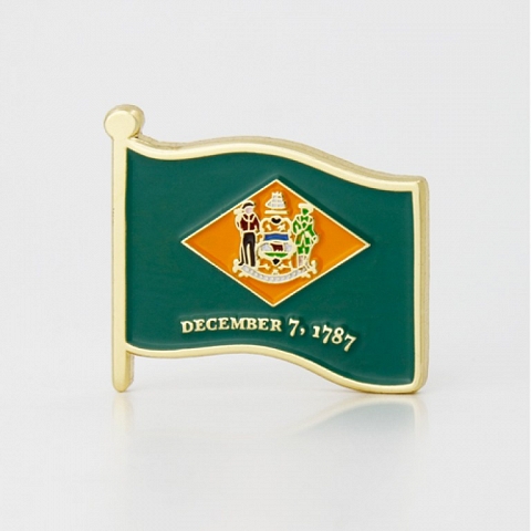 Delaware State Flag Lapel Pins