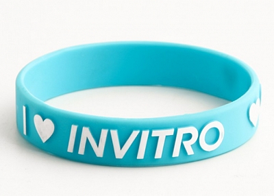 I love INVITRO wristbands