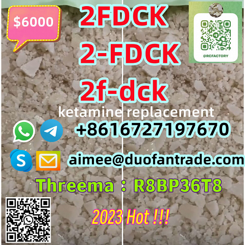 USD 6000 2FDCK  2-fdck CAS 11982-50-4 Hot sale New ketamine replacement