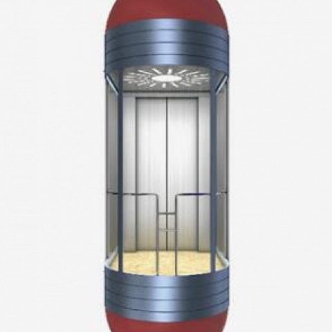Round Shape Capsule Observation Elevator