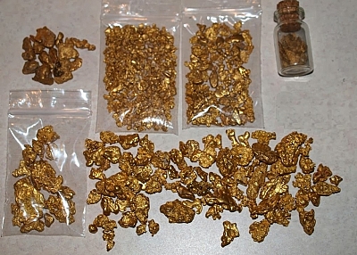 Gold nuggets