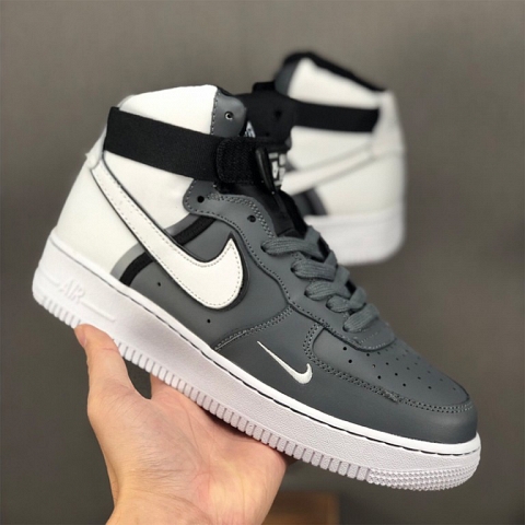 Nike Air Force 1 Shoes For Women/Men in Gray