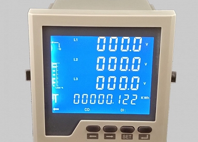 Where does the LCD multi-function digital power meter used for?
