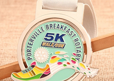 Running Medals | Porterville Breakfast Rotary Running Medals