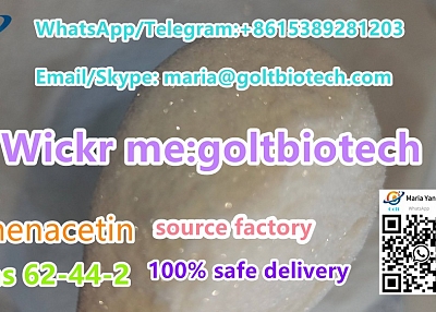 High purity phenacetin Cas 62-44-2 factory bulk sale WhatsApp+8615389281203