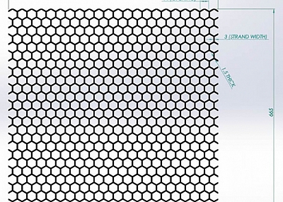 Honeycomb Plastic Mesh