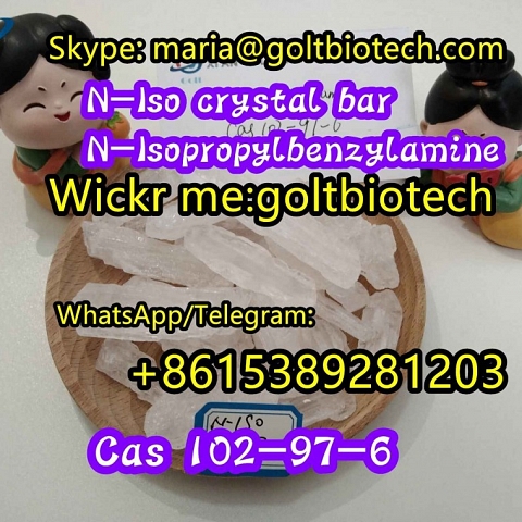 N-Isopropylbenzylamine CAS 102-97-6 crystal bar for sale China suppliers Wickr:goltbiotech