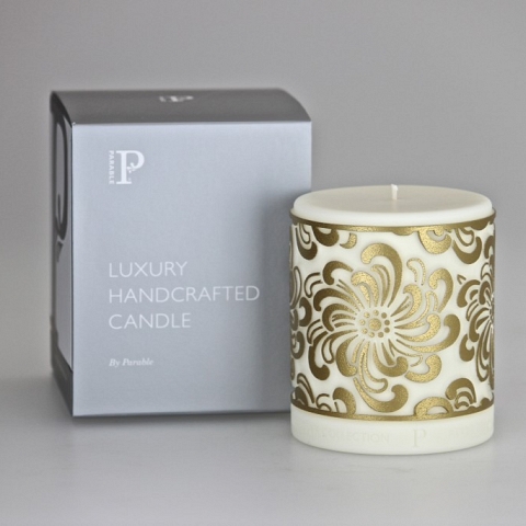 Unique rapeseed wax candles