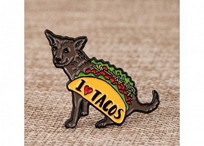 I Love Tacos Lapel Pins