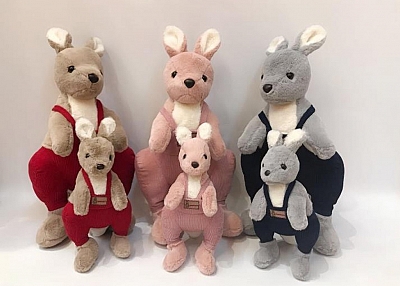BIB KANGAROO PLUSH TOY