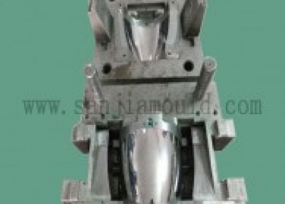 Injection plastic helmet visor/lens mould