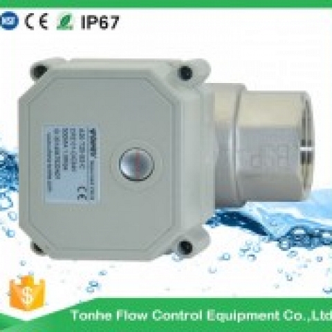 DN20 SS304 Material and Ball Structure Electric Actuated Ball Valve 3/4 