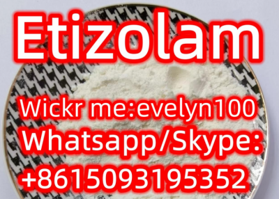 Etizolam etizolam et CAS40054-69-1  Whatsapp/Telegram:+8615093195352,Wickr Me：evelyn100