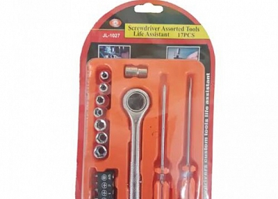 17PC home h handle combination tool