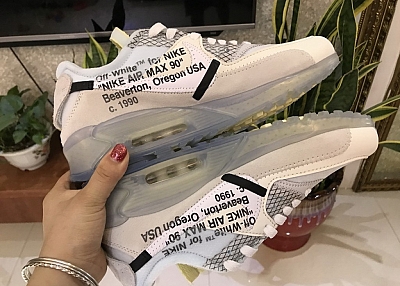NIKE x OFF-WHITE AIR MAX 90 OFW in white nike shoes for men 2019