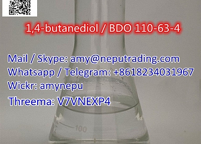 Colorless Liquid CAS 110-63-4 bdo 1,4-butanediol, whatsapp: +8618234031967