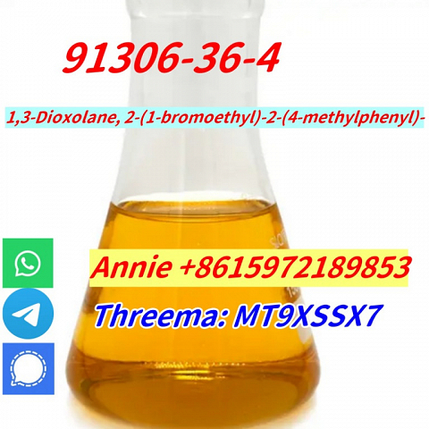 CAS 91306-36-4 Chemical Raw Material 2-(1-bromoethyl)-2-(p-tolyl)-1,3-dioxolane Yellow