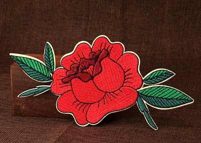 Flower Custom Embroidered Patches 