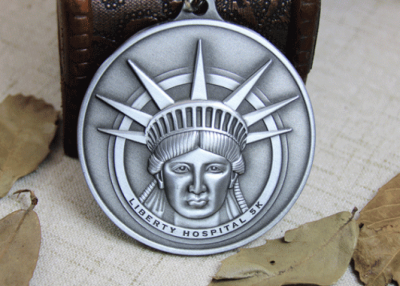 Custom Medals with 3D Die Cast for the Statue of Liberty