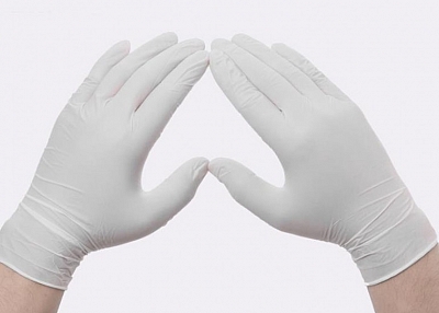 disposable latex gloves