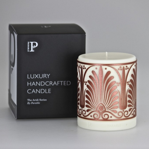 Unique rapeseed wax candles
