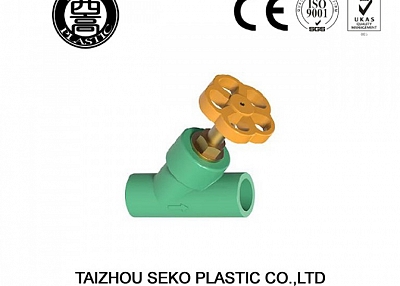 PPR Y-Stop valve with plastic handle angle balance valve fittings