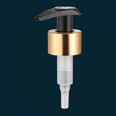 gold aluminum lotion pump 28/410