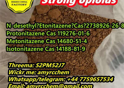 buy N-desethyl Etonitazene Cas 2738926-26-8 Protonitazene Cas 119276-01-6 Metonitazene