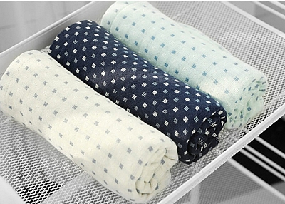   Cotton padded absorbent face towel