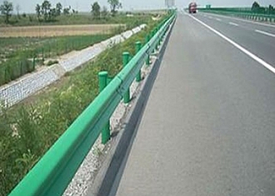 Plastic Coated Highway Guardrail Barrier