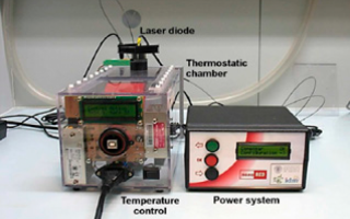 Lab-scale laser device prototype discerns between healthy and damaged