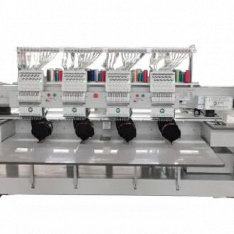 Pure cording multi-head embroidery machine taping