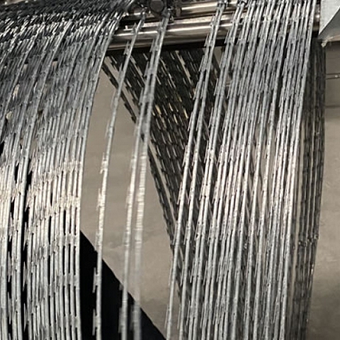 Galvanized Concertina Wire