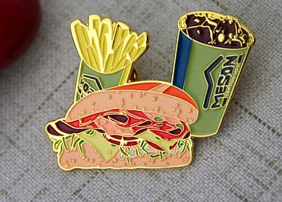 Hamburger Lapel Pins