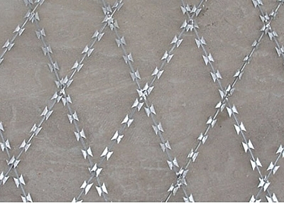 Flat Razor Wire Fence