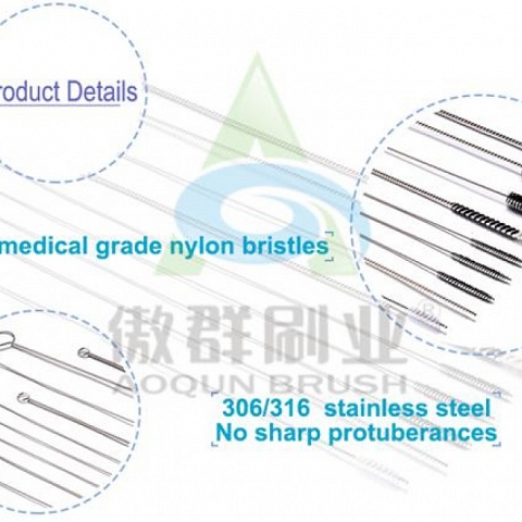 Welcome To Order Nylon Medical Stainless Cleaning Brush From Aoqun