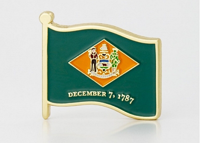 Delaware State Flag Lapel Pins